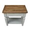 International Concepts Rectangle Vista Side Table, 24 W, 14 L, 24 in H, Wood, Hickory/Stone OT41-15E2 - alternate 2